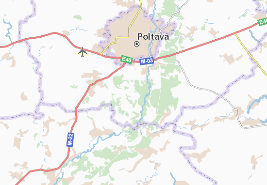 Karte Stadtplan Velykyi Trostyanets&#x27;