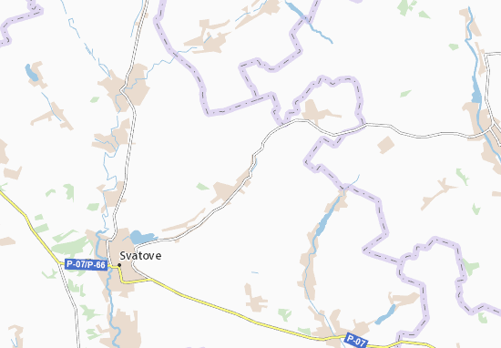 Karte Stadtplan Svystunivka