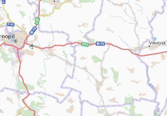 Mapa Zherebky