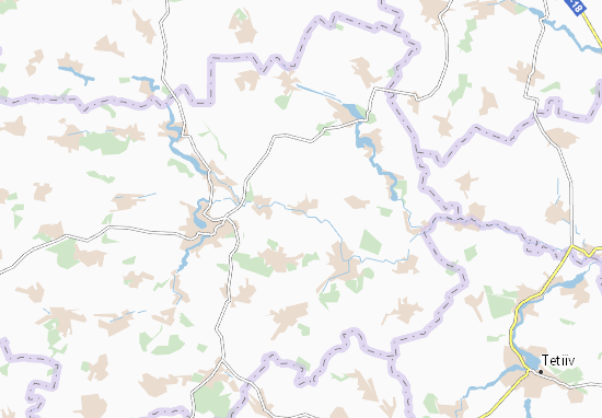 Karte Stadtplan Sarazhyntsi