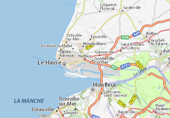Harfleur Map