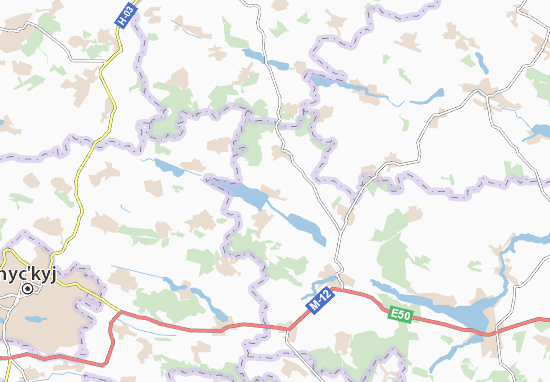 Mytkivtsi Map