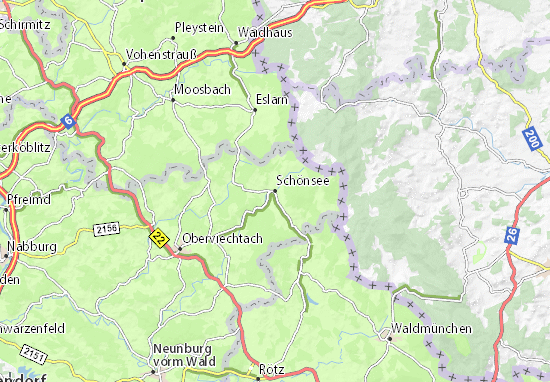 Schönsee Map