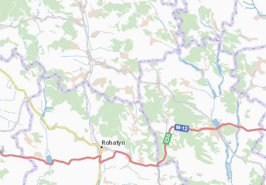 Karte Stadtplan Podusil&#x27;na