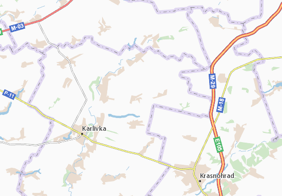 Khalturyne Map