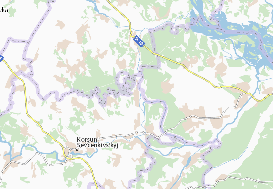 Sakhnivka Map