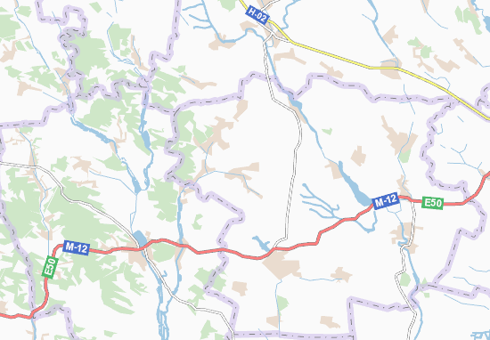 Karte Stadtplan Vybudiv