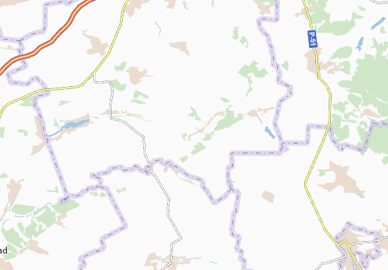 Karte Stadtplan Melykhivka