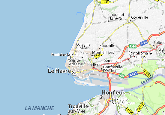 Karte Stadtplan Fontaine-la-Mallet