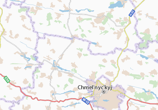 Mapa Cherepivka