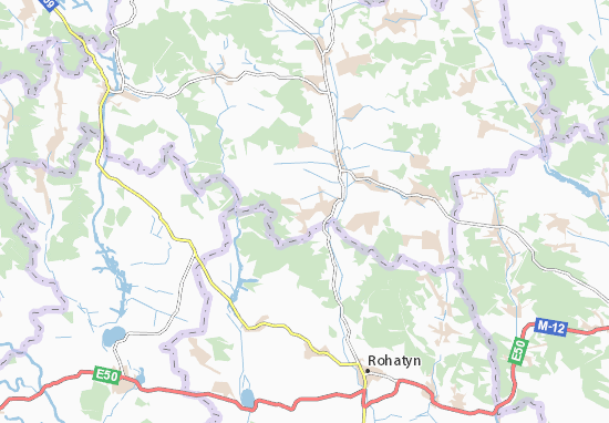 Karte Stadtplan Korelychi