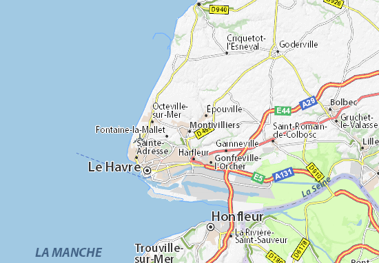 Karte Stadtplan Montivilliers