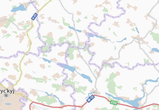 Karte Stadtplan Volosivtsi