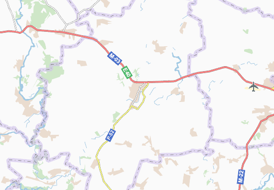 Reshetylivka Map