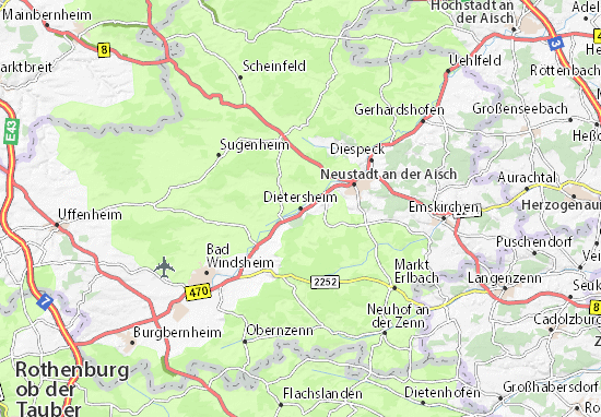 Dietersheim Map