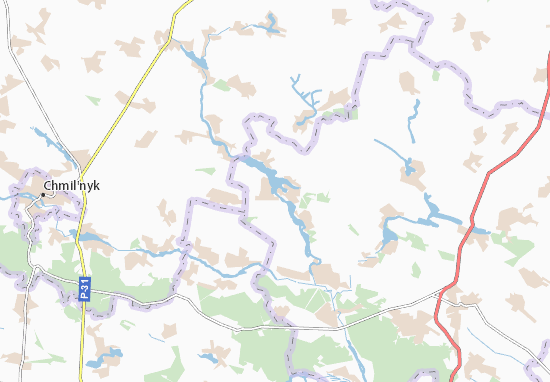 Karte Stadtplan Pykiv