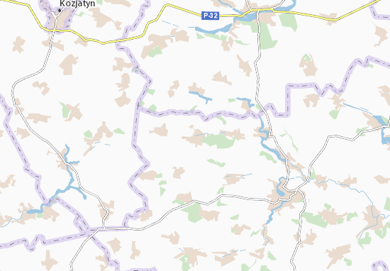 Karte Stadtplan Shyrmivka