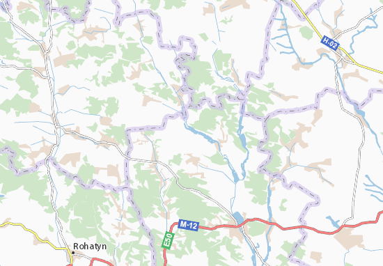 Karte Stadtplan Rekshyn