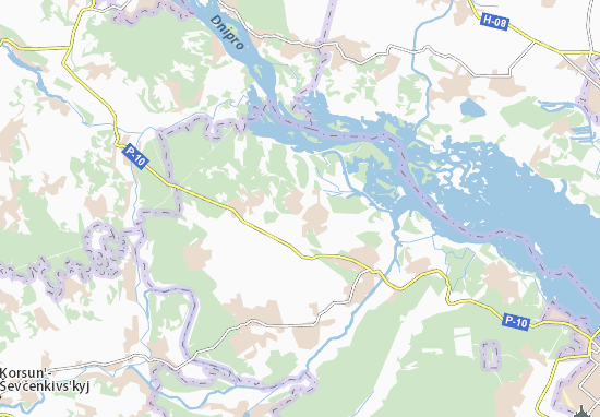 Karte Stadtplan Pervomais&#x27;ke