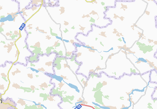 Karte Stadtplan Pylyavka