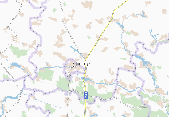 Karte Stadtplan Velykyi Mytnyk