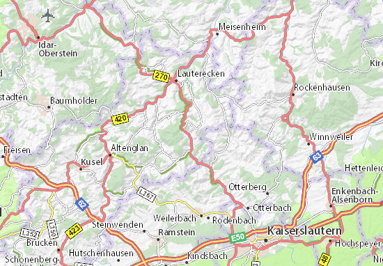 Karte Stadtplan Immetshausen