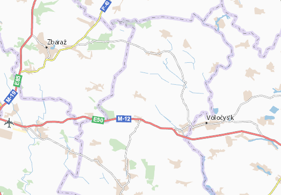 Karte Stadtplan Klebanivka