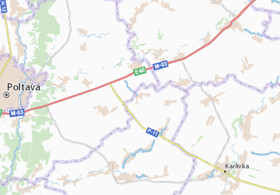 Mapa Staryts&#x27;kivka