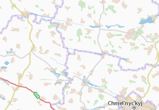 Karte Stadtplan Stavchyntsi