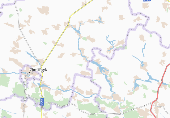 Mapa Kryvoshyi