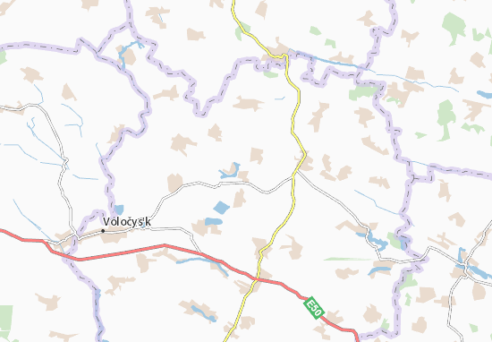 Karte Stadtplan Klynyny