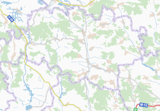Kaart Plattegrond Ostalovychi