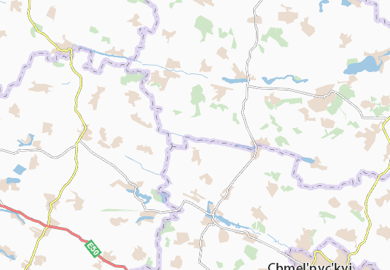 Karte Stadtplan Hlibky