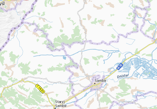 Karte Stadtplan Volya-Baranets&#x27;ka