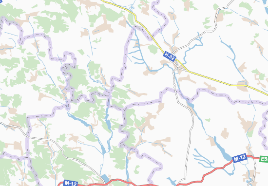 Mapa Hodiv