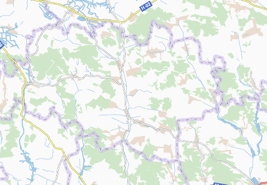 Mapa Plano Vovkiv