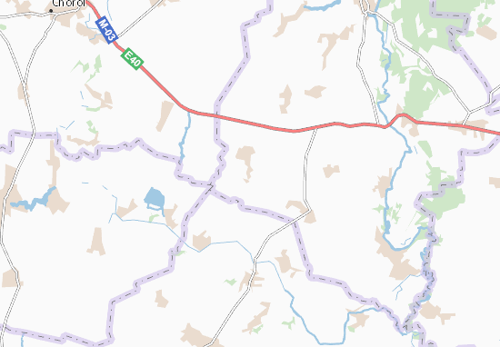 Mapa Perekopivka