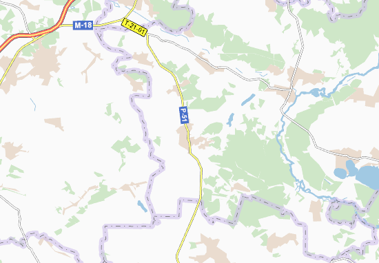 Kaart Plattegrond Taranivka