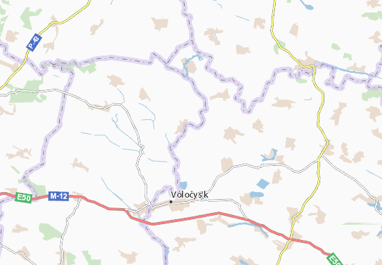 Karte Stadtplan Ozhyhivtsi