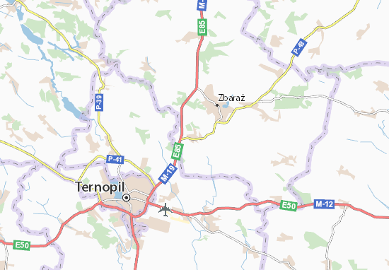 Karte Stadtplan Chernykhivtsi