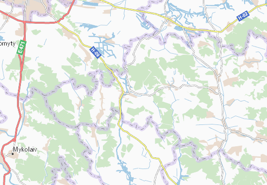 Mapa Strilky