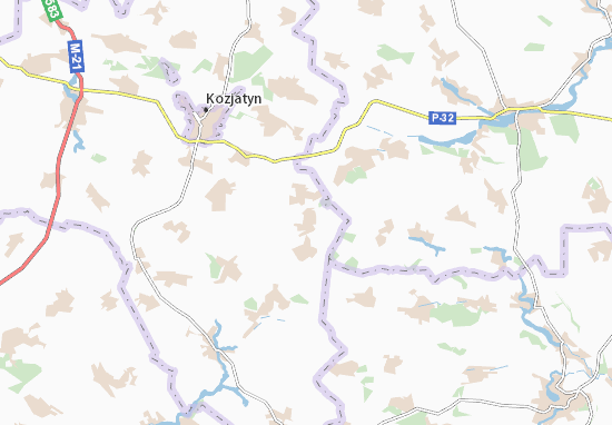 Karte Stadtplan Dubovi Makharyntsi
