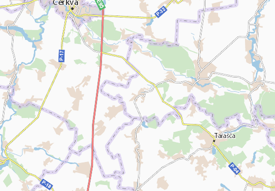 Karte Stadtplan Nastashka