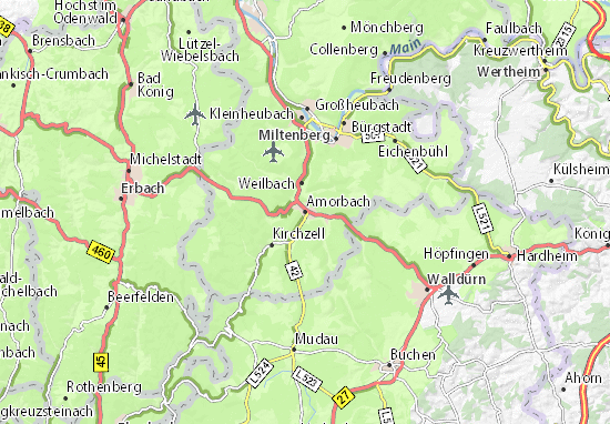 Mapas-Planos Amorbach