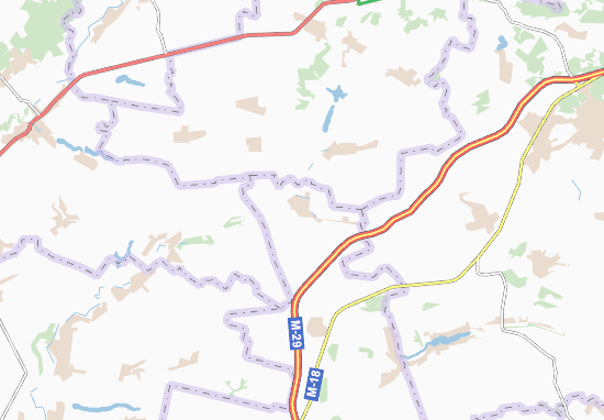 Karte Stadtplan Mykolo-Komyshuvata