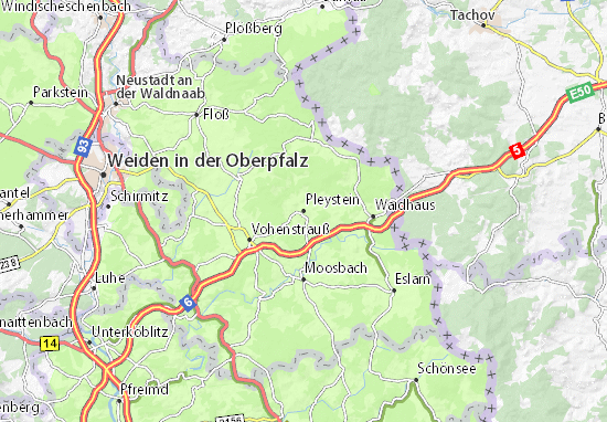 Karte Stadtplan Pleystein