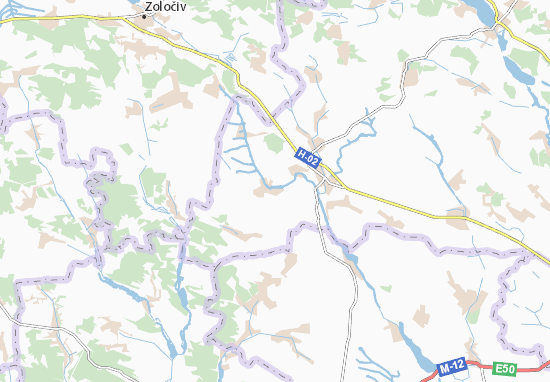 Mapa Ozeryanka