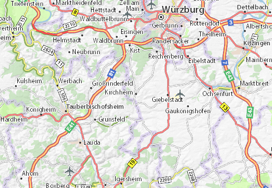Karte Stadtplan Kirchheim