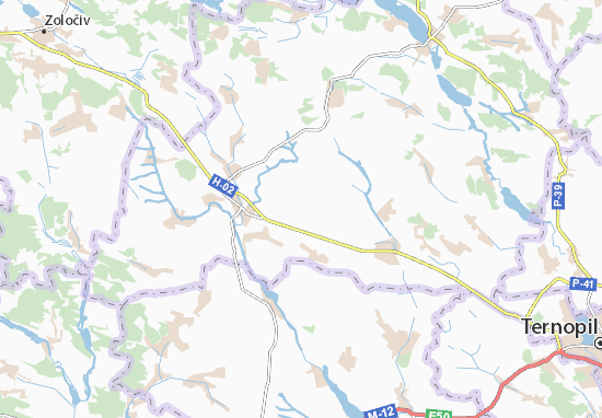 Karte Stadtplan Yarchivtsi