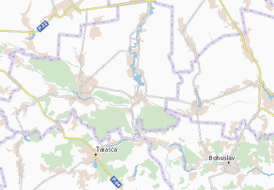 Karte Stadtplan Ol&#x27;shanytsya